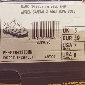 Dr. Martens Womens Sandals Genuine Leather Size 7